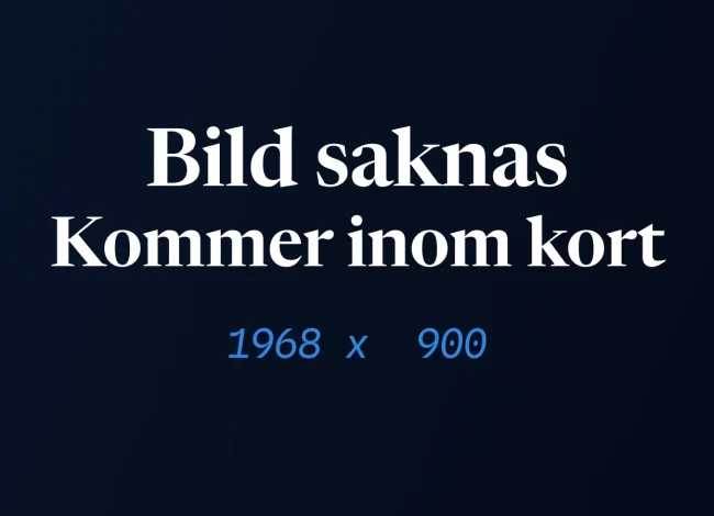 Bild saknas till kundcase